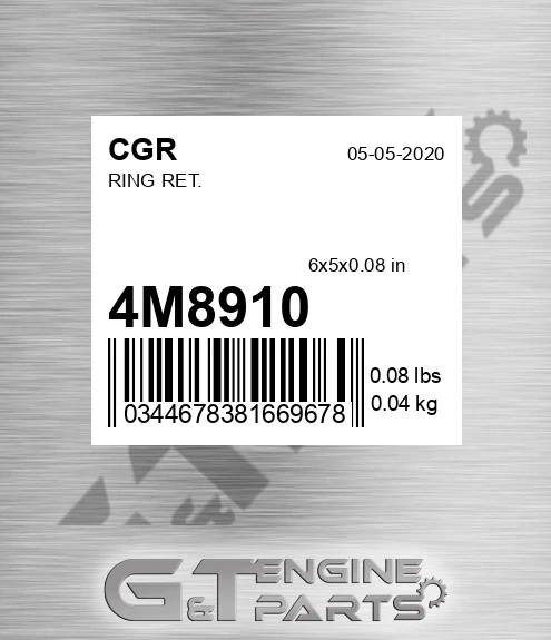 4M8910 CGR Ring Ret.