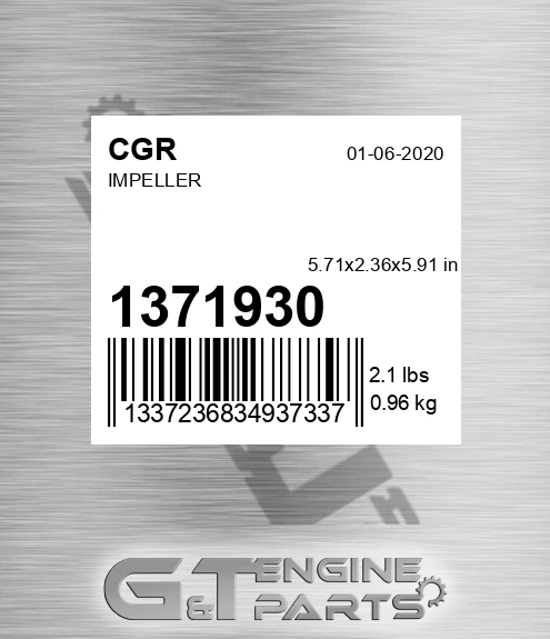 1371930 CGR Impeller