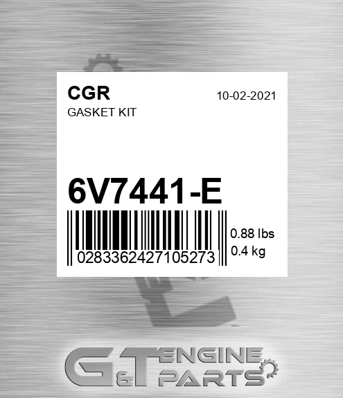 6V7441-E Gasket Kit