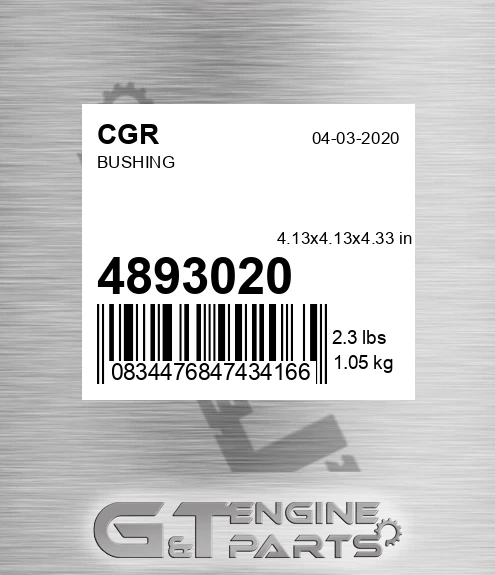 4893020 CGR Bushing