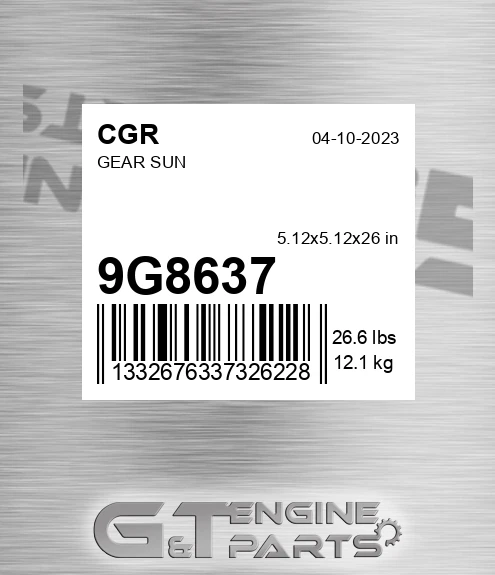 9G8637 CGR Gear Sun