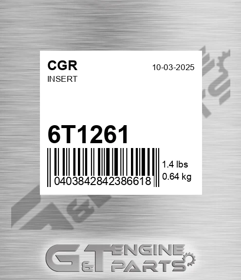 6T1261 CGR Insert
