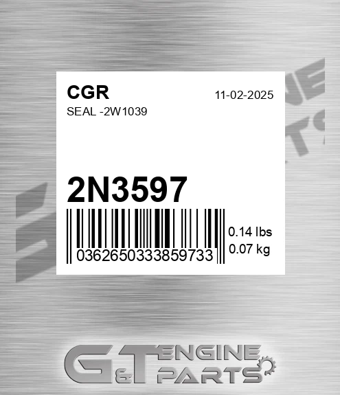 2N3597 Seal -2w1039