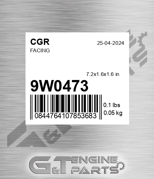 9W0473 Facing for CGR