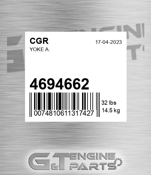 4694662 CGR Yoke A.