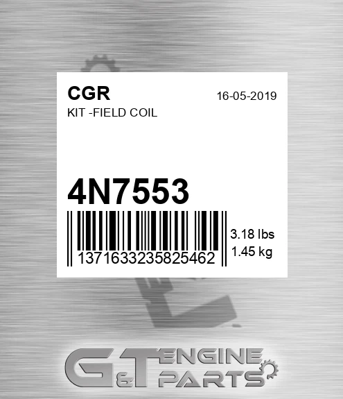 4N7553 Kit -field Coil