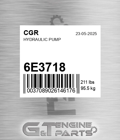 6E3718 Hydraulic Pump