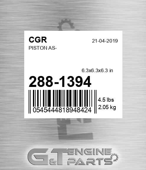 288-1394 CGR Piston As-