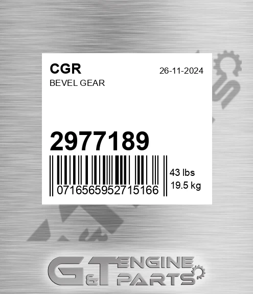 2977189 Bevel Gear
