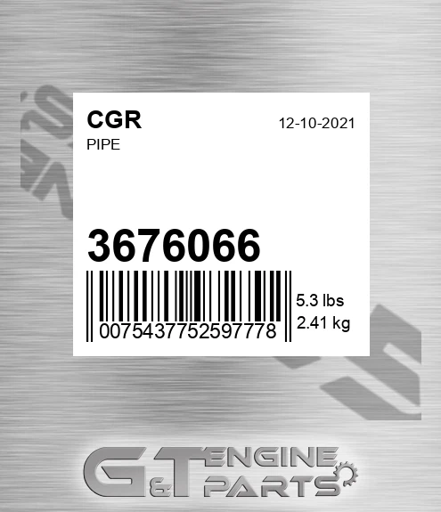 3676066 CGR Pipe