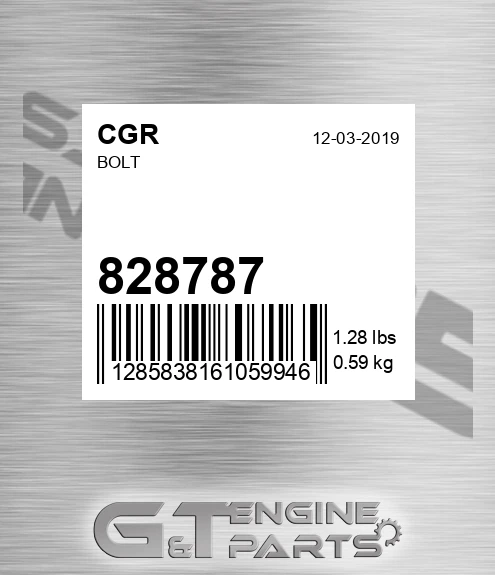 828787 CGR Bolt