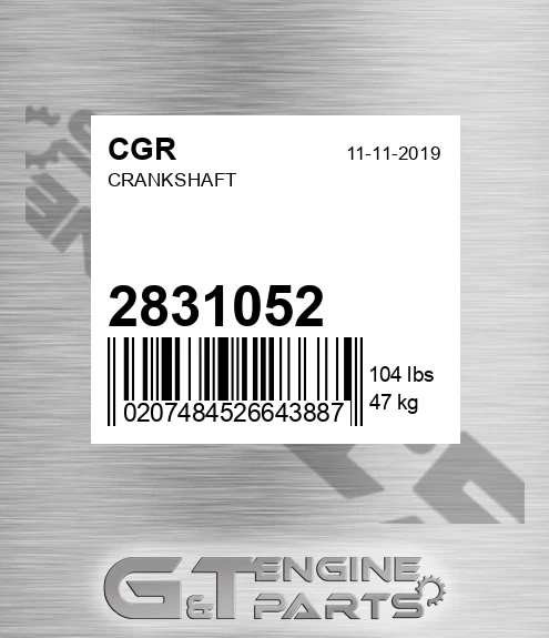 2831052 Crankshaft