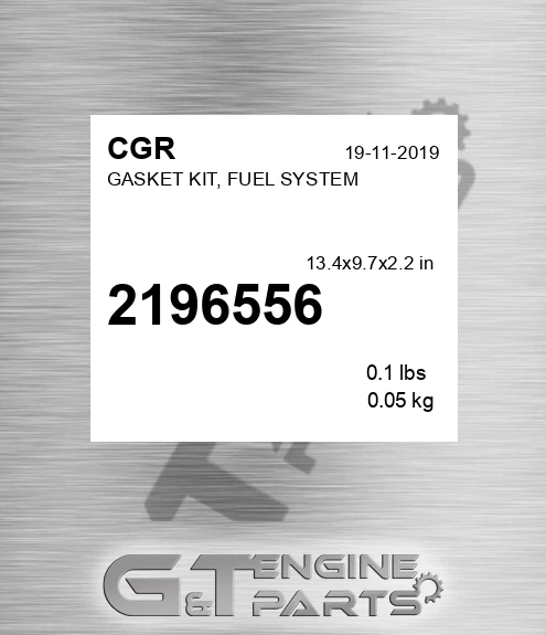 2196556 CGR Gasket Kit, Fuel System
