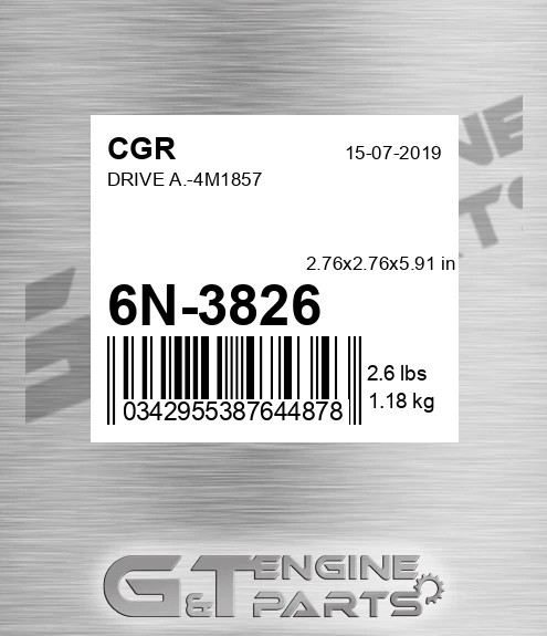 6N-3826 CGR Drive A.-4m1857