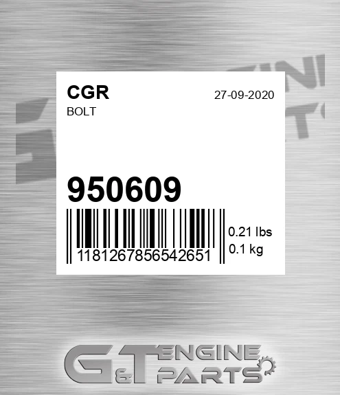 950609 Bolt
