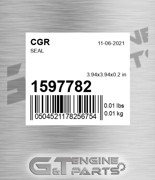 1597782 Seal for CGR