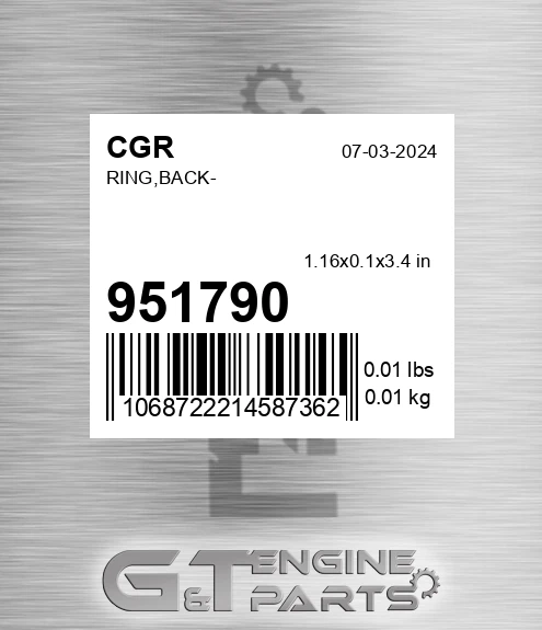 951790 Ring,back-