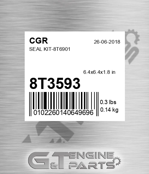 8T3593 CGR Seal Kit-8t6901