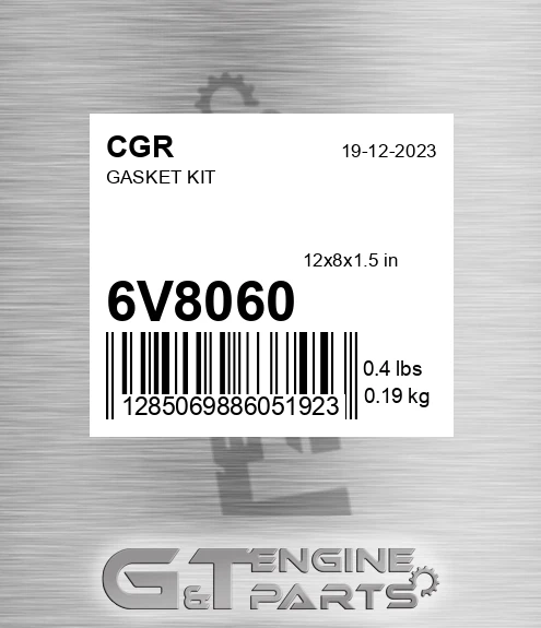6V8060 CGR Gasket Kit