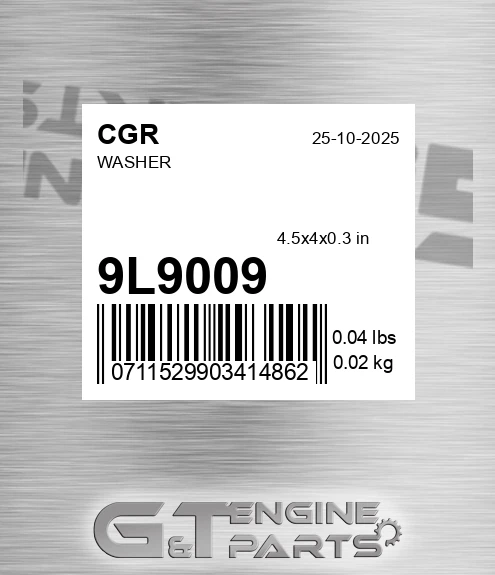 9L9009 CGR Washer