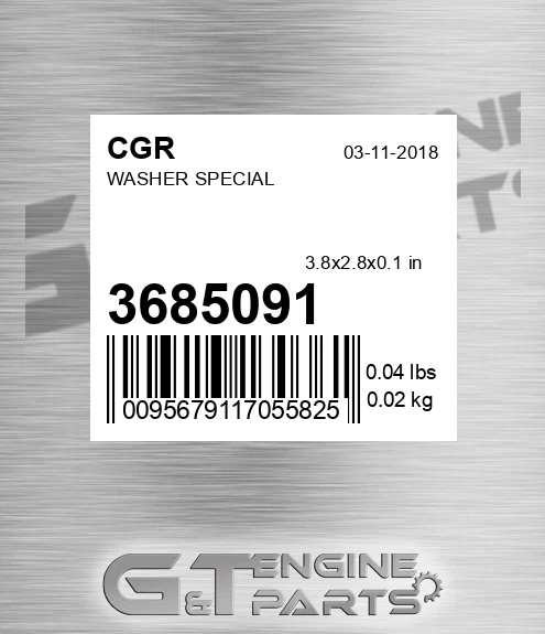 3685091 Washer Special for CGR