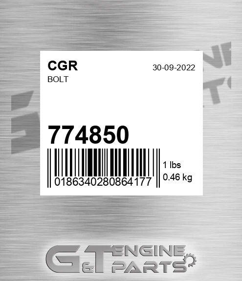 774850 Bolt
