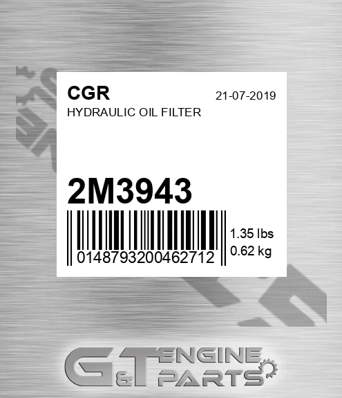 2M3943 CGR Hydraulic Oil Filter
