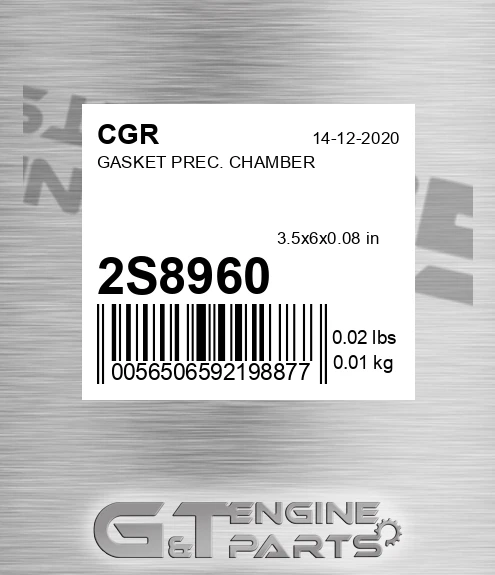 2S8960 CGR Gasket Prec. Chamber