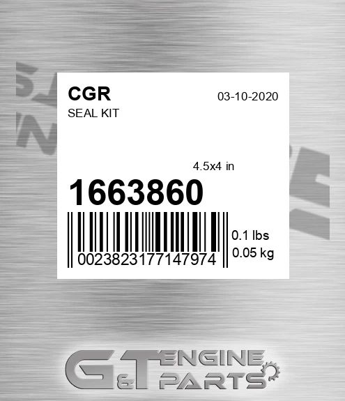 1663860 Seal Kit