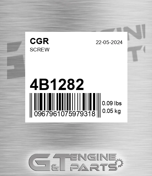 4B1282 CGR Screw