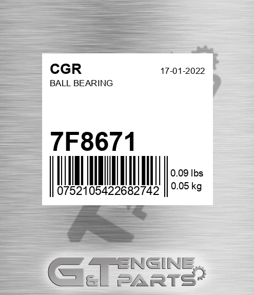 7F8671 Ball Bearing