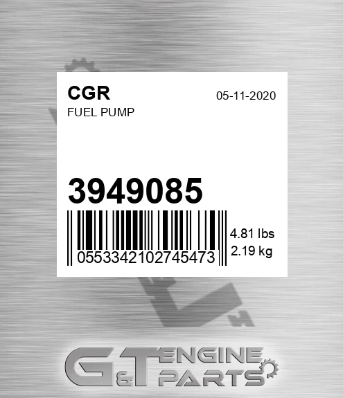 3949085 Fuel Pump