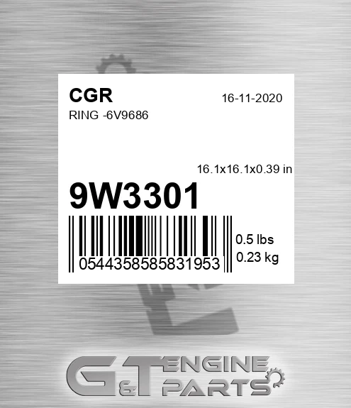 9W3301 Ring -6v9686