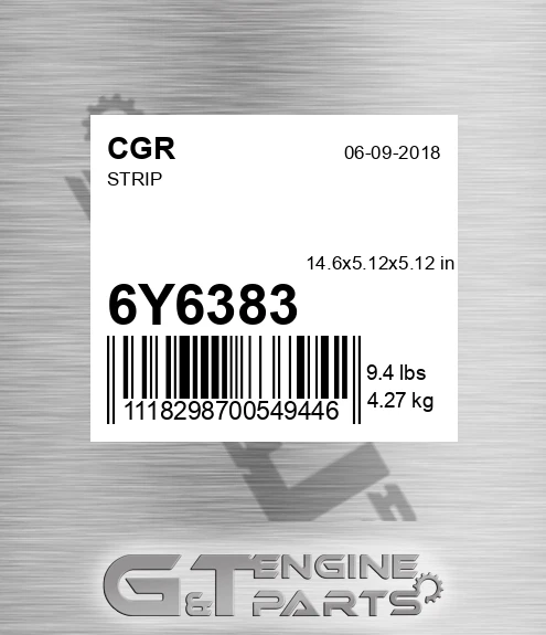 6Y6383 CGR Strip