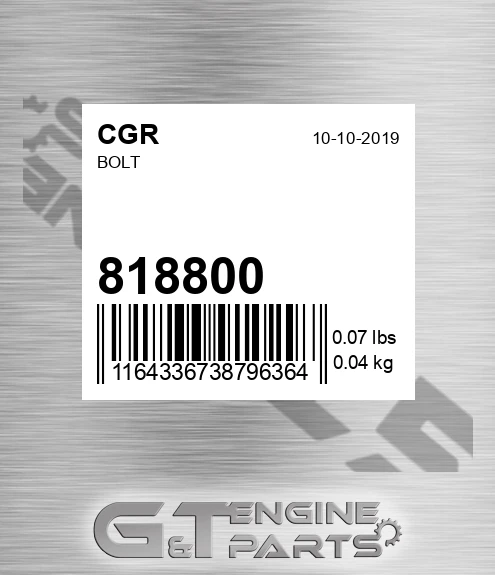 818800 Bolt