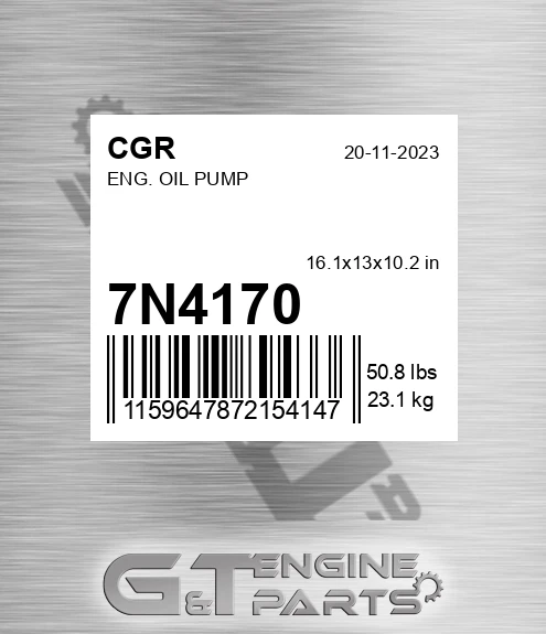 7N4170 CGR Eng. Oil Pump