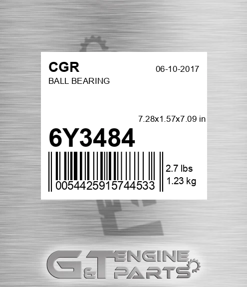 6Y3484 Ball Bearing