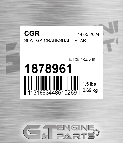 1878961 Seal Gp. Crankshaft Rear for CGR