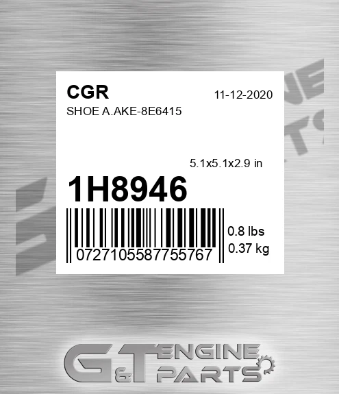 1H8946 Shoe A.ake-8e6415 for CGR