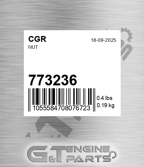 773236 CGR Nut