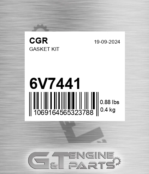 6V7441 CGR Gasket Kit