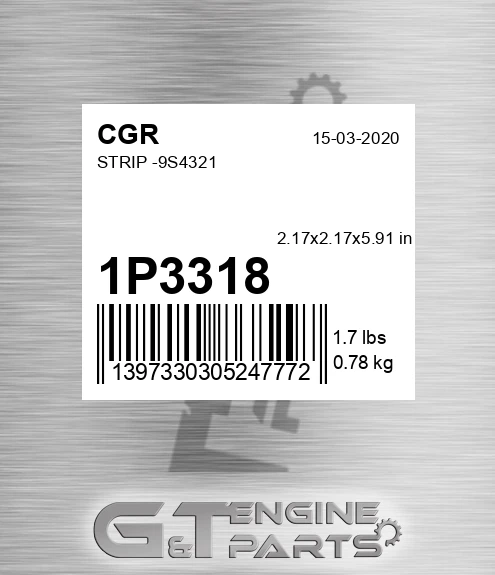 1P3318 CGR Strip -9s4321