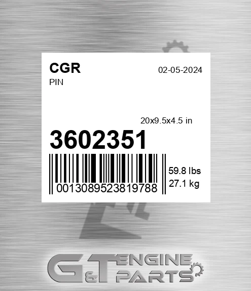 3602351 CGR Pin