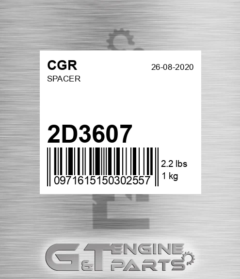 2D3607 Spacer