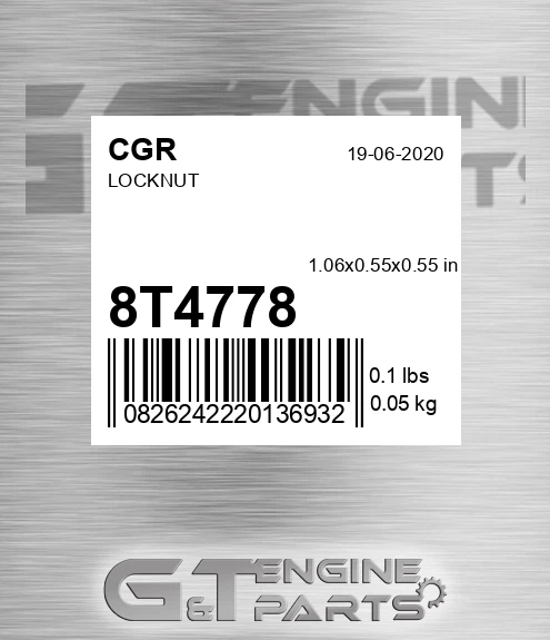 8T4778 Locknut