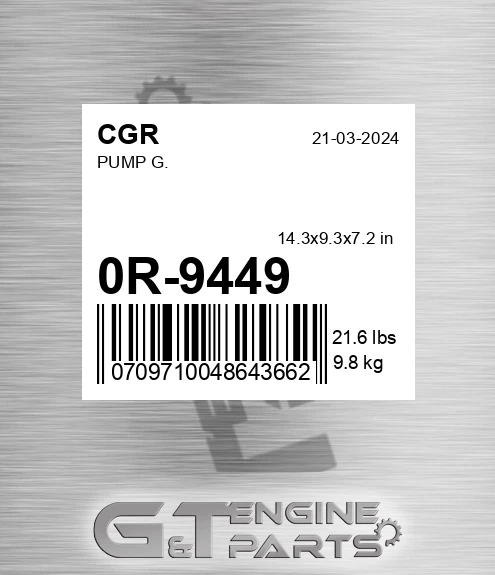 0R-9449 Pump G.