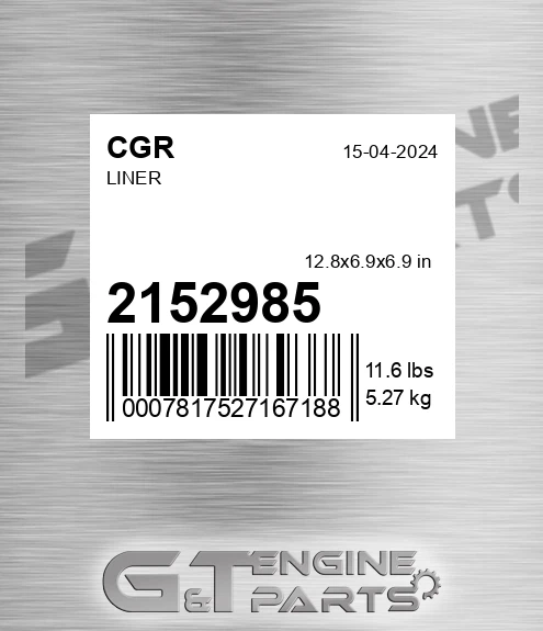 2152985 Liner for CGR