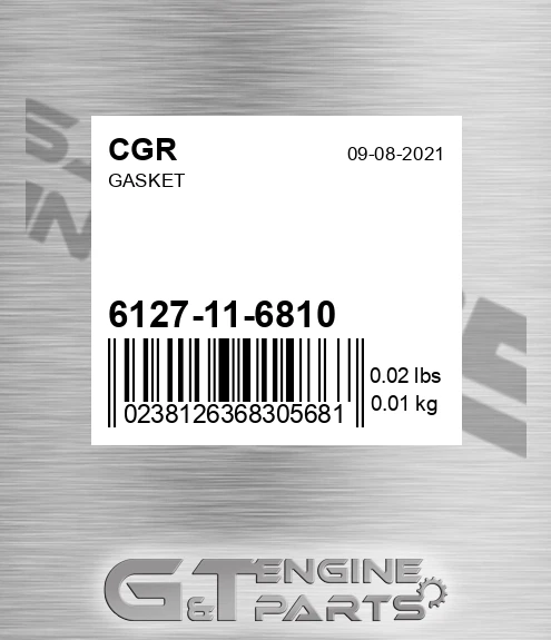 6127-11-6810 Gasket for CGR