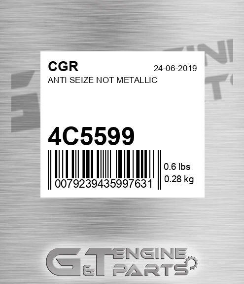 4C5599 Anti Seize Not Metallic