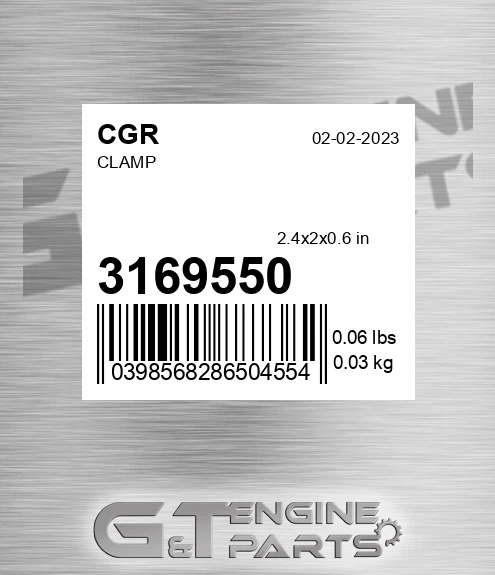 3169550 Clamp for CGR